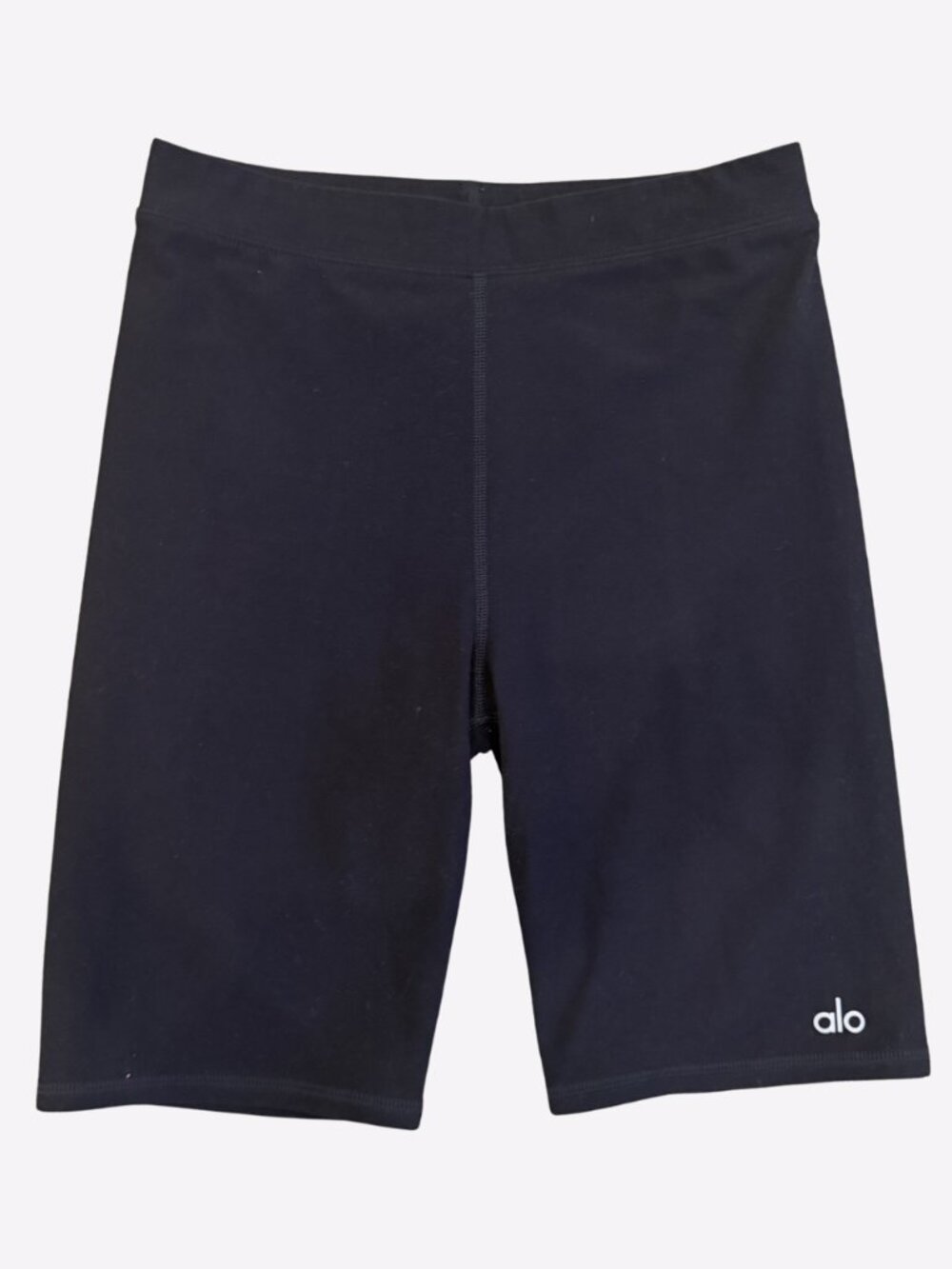Alo Yoga Black Biker Shorts Womens Sz Small Athletic High Rise Athleisure